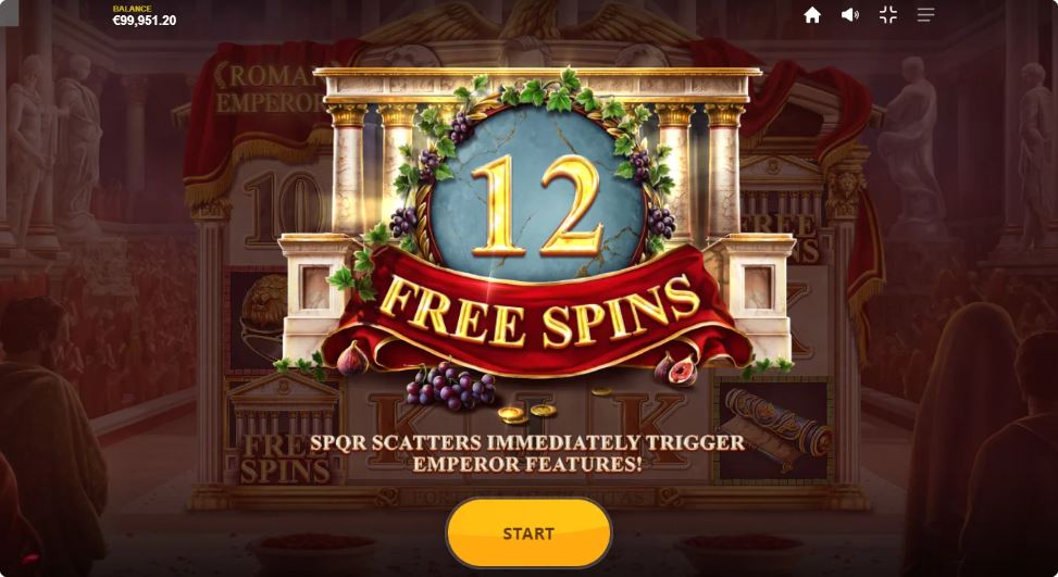 Roman Emperors Free Spins